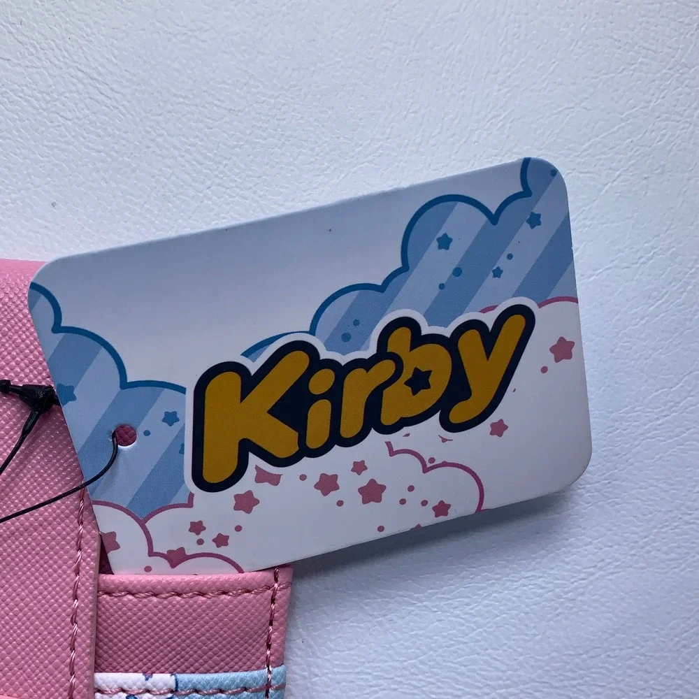 Bioworld Unisex OS Pink Kirby Nintendo Faux Leather Card Holder Wallet NWT